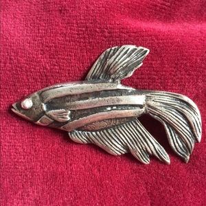 Solid silver pin - Mexico